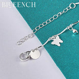 925 Silver Butterfly Bracelet for Ladies, Wedding Party Jewelry