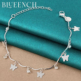 925 Silver Butterfly Bracelet for Ladies, Wedding Party Jewelry