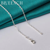 925 Silver Butterfly Pendant Necklace Thin Chain Wedding Jewelry