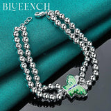 925 Silver Butterfly Bracelet Women