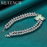 925 Silver Butterfly Bracelet Women