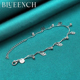 925 Silver 4-Leaf Clover Bracelet for Women's Wedding