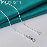 925 Silver Frosted Ball Pendant Necklace for Women