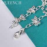 925 Silver Grape Bunch Pendant Bracelet Women's Wedding Jewelry