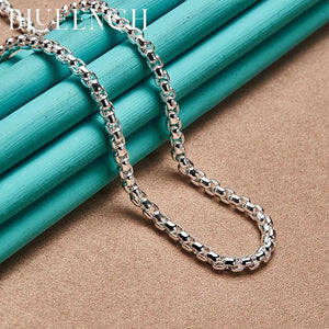 925 Silver Heart Peach Pendant Necklace Women Jewelry