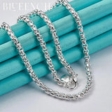 925 Silver Heart Peach Pendant Necklace Women Jewelry