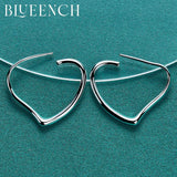 925 Silver Heart Peach Earrings For Women Engagement Wedding Party