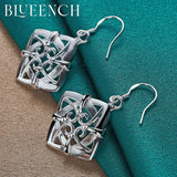 925 Silver Hollow Earrings Pendant for Women Wedding Party