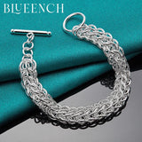 925 Silver Keel OT Buckle Bracelet Hip Hop Jewelry
