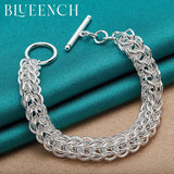 925 Silver Keel OT Buckle Bracelet Hip Hop Jewelry