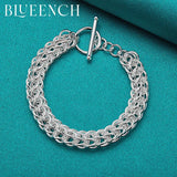 925 Silver Keel OT Buckle Bracelet Hip Hop Jewelry
