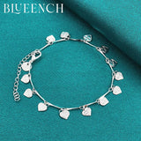 925 Silver Love Bracelet for Women Wedding Romantic Jewelry