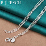 925 Silver Heart Cutout Pendant Necklace for Women