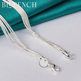 925 Silver Chain Tassel Ball Pendant Necklace Wedding Jewelry