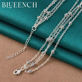 925 Silver Ball Necklace for Women Party Jewelry