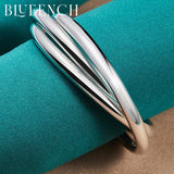 925 Silver Multi-Ring Bracelet For Women's Wedding Party