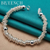 925 Silver Circle Bracelet for Men and Women