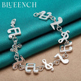 925 Silver Music Symbol Bracelet for Wedding Jewelry