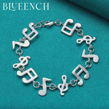 925 Silver Music Symbol Bracelet for Wedding Jewelry