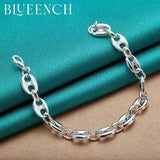 925 Silver Pig Nose Bracelet for Ladies Party Charm Jewelry