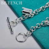 925 Sterling Silver Pony Heels Pendant Bracelet for Women