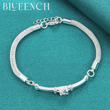 925 Silver Ring Chain Bracelet for Proposal and Marriage