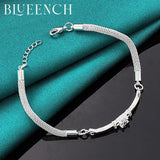 925 Silver Ring Chain Bracelet for Proposal and Marriage
