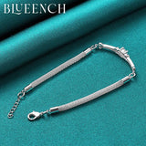 925 Silver Ring Chain Bracelet for Proposal and Marriage
