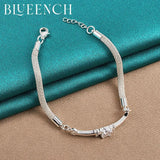 925 Silver Ring Chain Bracelet for Proposal and Marriage