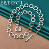 925 Silver Round Chain Necklace for Women Elegant High Jewelry