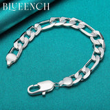 925 Silver Cuban Bracelet Hip Hop Jewelry