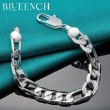 925 Silver Cuban Bracelet Hip Hop Jewelry