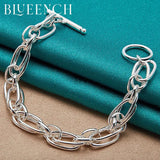925 Silver OT Chain Bracelet Casual Party Jewelry