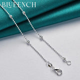 925 Silver Small Ball Chain Necklace Wedding Party Charm Jewelry
