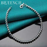 925 Sterling Silver Beads Bracelet Small Round Casual Charm