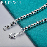 925 Sterling Silver Beads Bracelet Small Round Casual Charm
