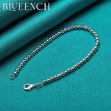 925 Sterling Silver Beads Bracelet Small Round Casual Charm