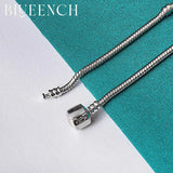 925 Silver Snake Bone Chain Bracelet Wedding Party Charm Jewelry