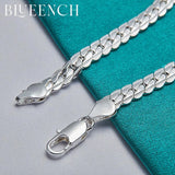 925 Silver Snake Bone Classic Chain Bracelet Men Women Wedding Charm