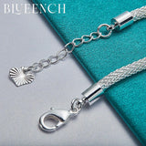 925 Silver Snake Chain Bracelet Wedding Glamour Jewelry