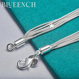 925 Silver Star Tassel Bracelet Romantic Jewelry