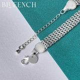 925 Silver Mesh Bracelet for Women's Personality Jewelry