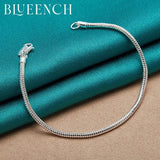 925 Silver Snake Bone Chain for Women Men Party Jewelry