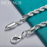 925 Silver Water Wave Bracelet for Women Men Glamour Jewelry