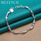 925 Silver Waterdrop Bracelet Women Wedding Fine Jewelry