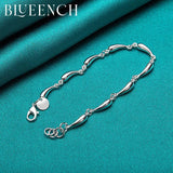 925 Silver Waterdrop Bracelet Women Wedding Fine Jewelry