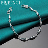 925 Silver Waterdrop Bracelet Women Wedding Fine Jewelry
