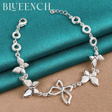 925 Silver Butterfly Bracelet for Wedding and Dating