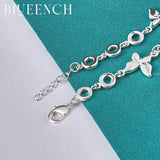 925 Silver Butterfly Bracelet for Wedding and Dating