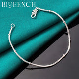 925 Sterling Silver Snake Bone Bracelet for Ladies Party Jewelry